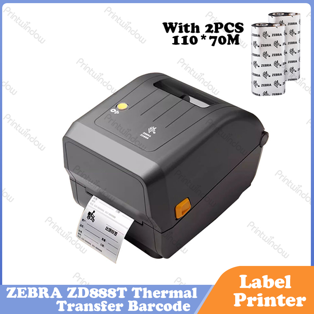 Thermal Transfer Ribbon 110Mm - ZEBRA ZD888TA-203DPI Drukarka termotransferowa kodów kreskowych