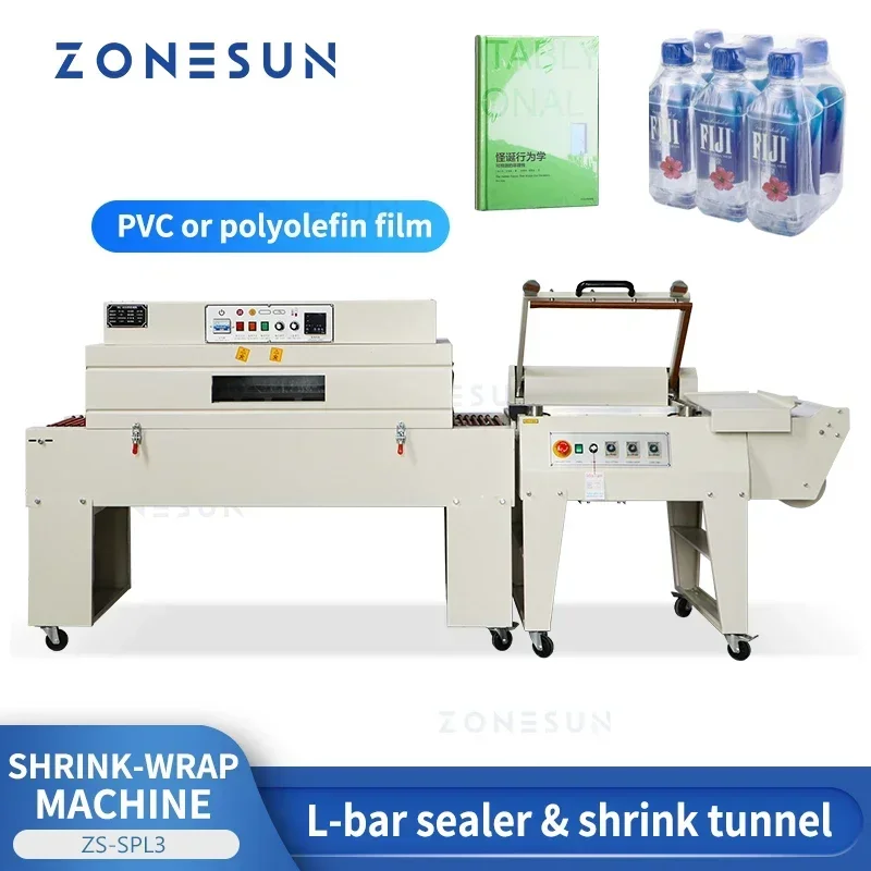 Shrink Wrap Machine Heat Tunnel - ZONESUN ZS-SPL3 Automatyczna zgrzewarka typu L