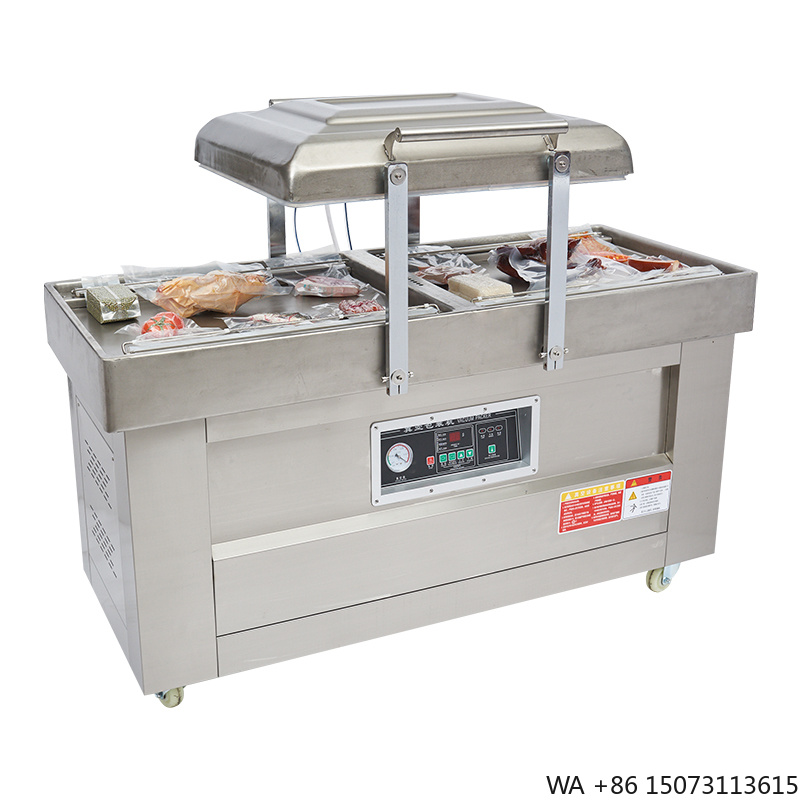 Vacuum Sealer Chamber Commercial - Półautomatyczna pakowarka próżniowa dwukomorowa DZ400/2SB do