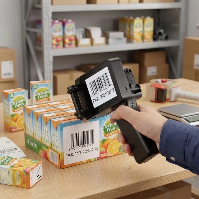 Coding Machine Date Printer Inkjet - Przenośna, ręczna drukarka atramentowa, urządzenie do