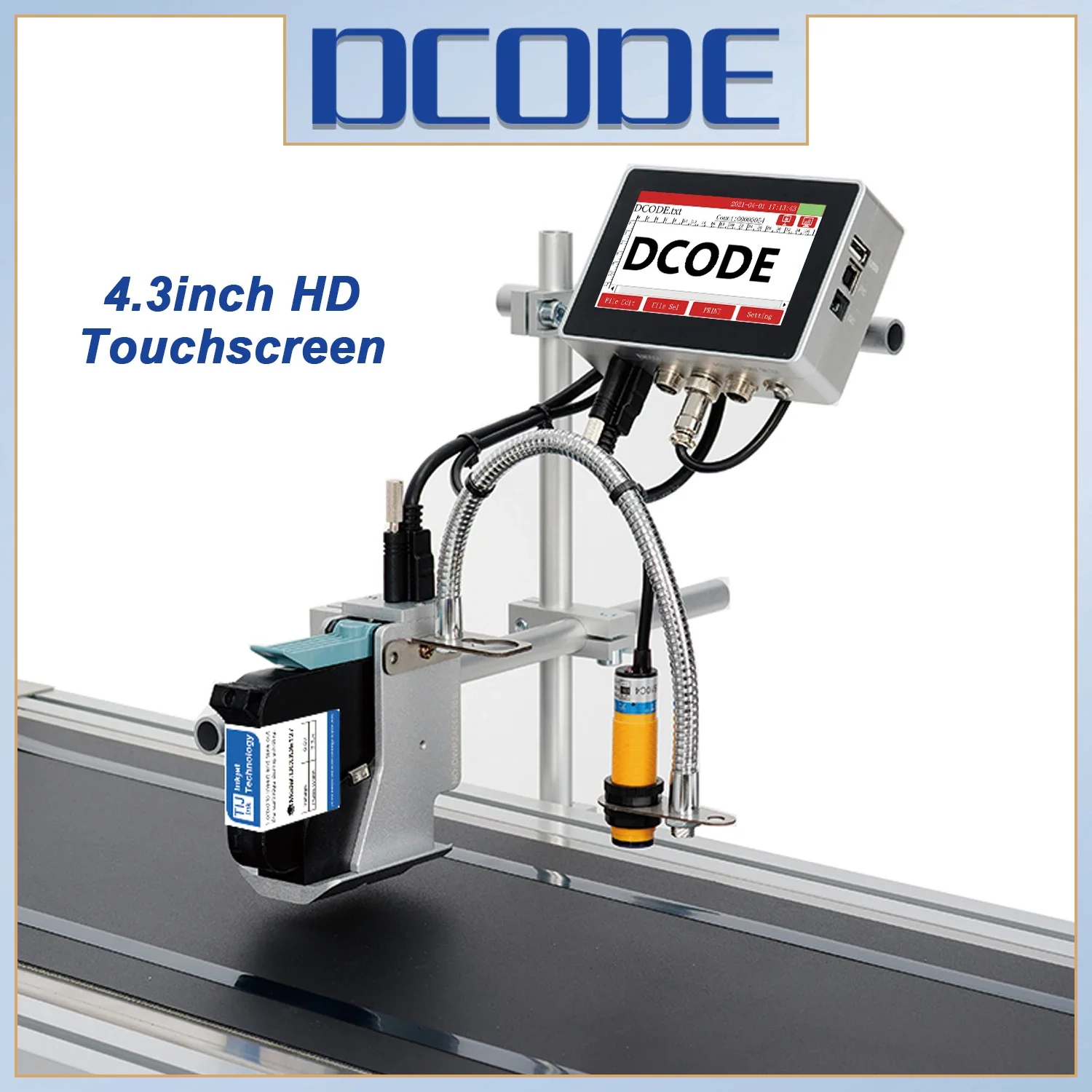 Barcode Label Printer Industrial - DCODE 130PRO Przemysłowa drukarka atramentowa online