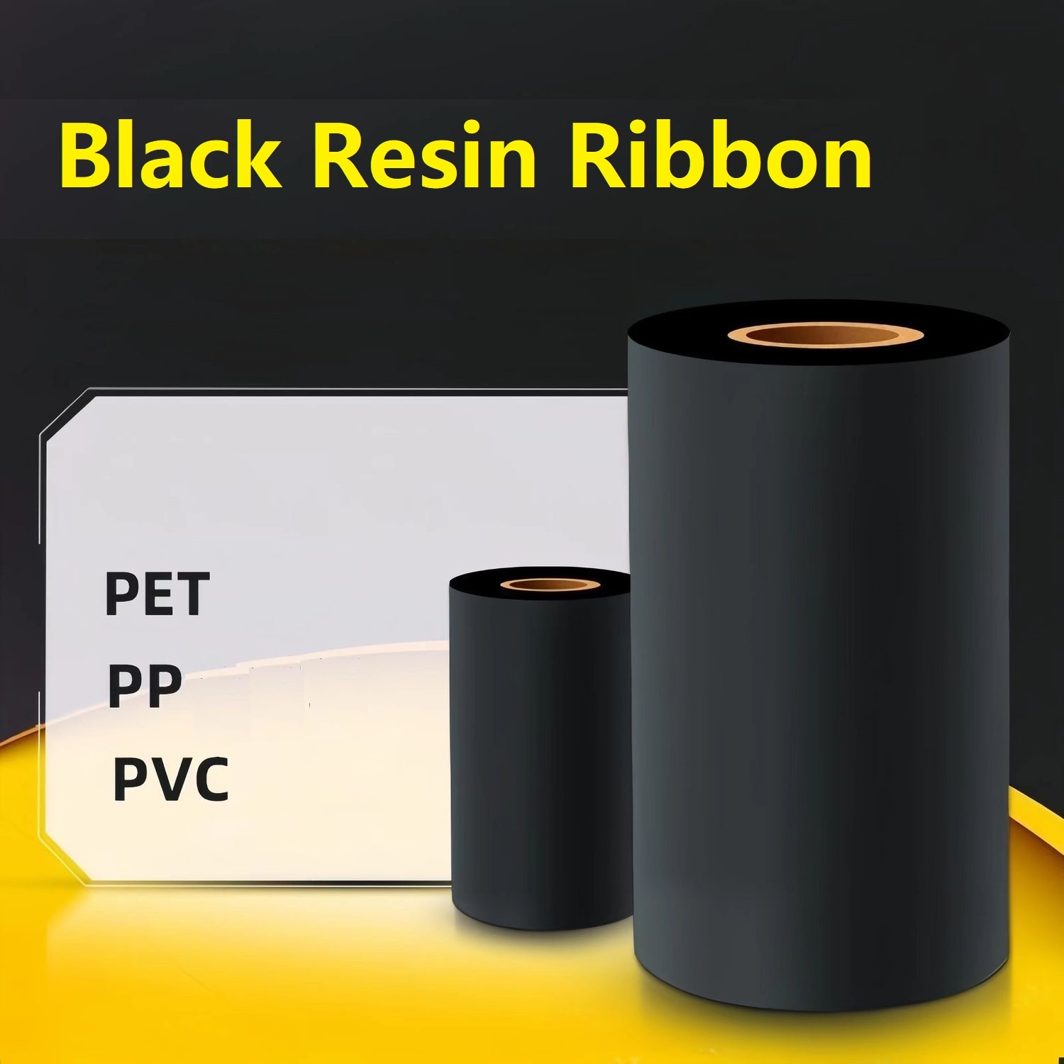 Thermal Transfer Ribbon 110Mm - Wysokiej jakości czarne taśmy z żywicy