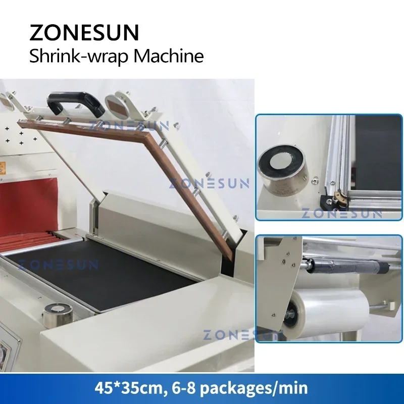 ZONESUN ZS-SPL3 Automatyczna z – Shrink Wrap Machine Heat Tunnel recenzja i cena