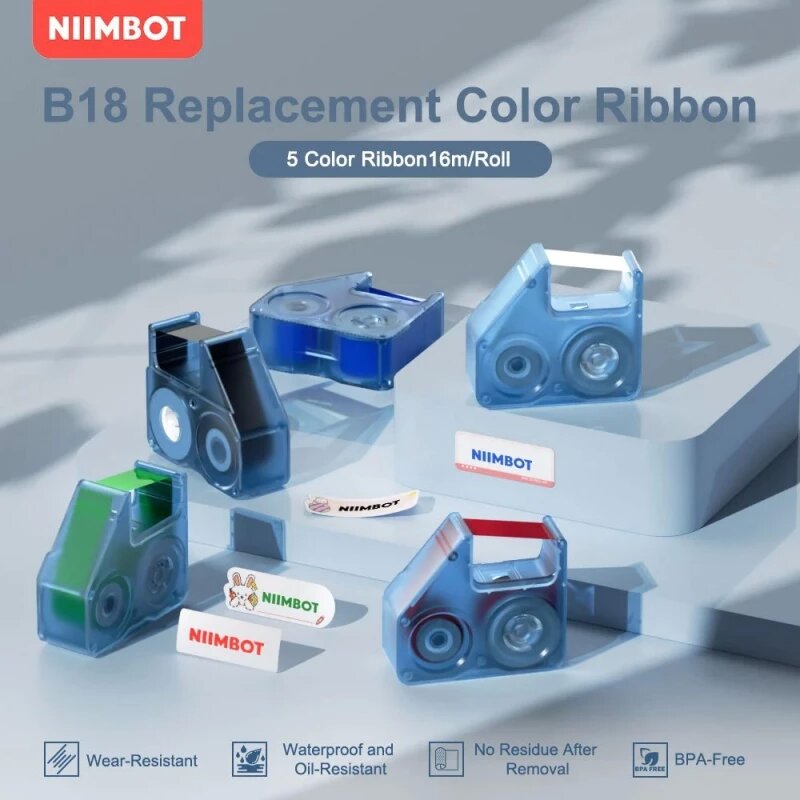 Taśma do etykiet NIIMBOT B18,  – Barcode Label Printer Industrial recenzja i cena