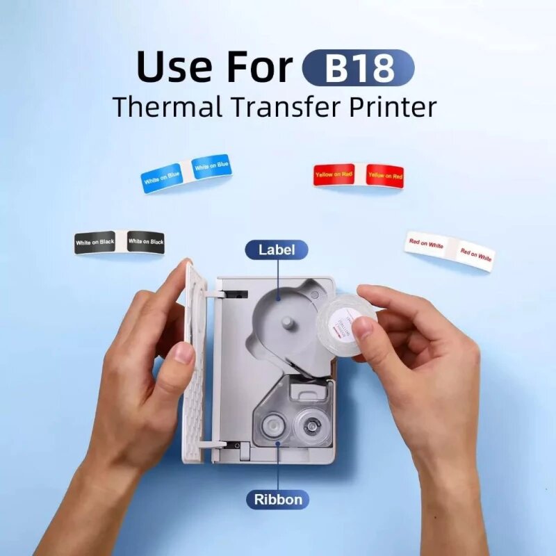 Taśma do etykiet NIIMBOT B18,  – Barcode Label Printer Industrial recenzja i cena