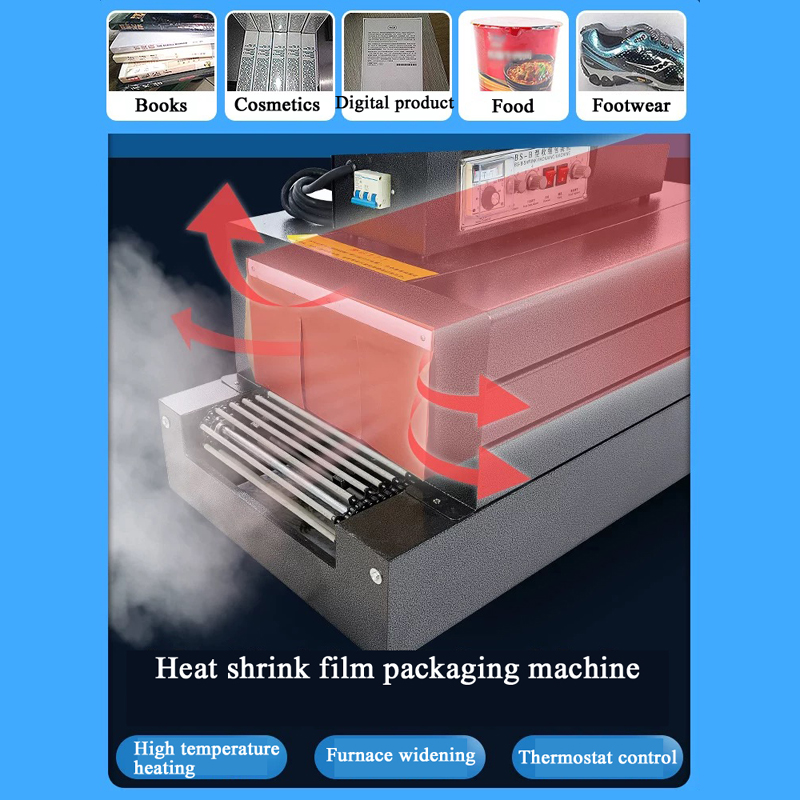 Niezawodna, wysokiej jakości e – Shrink Wrap Machine Heat Tunnel recenzja i cena