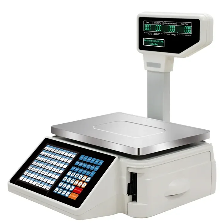 Elektroniczna waga cyfrowa z d – Weighing Scale Label Printer recenzja i cena