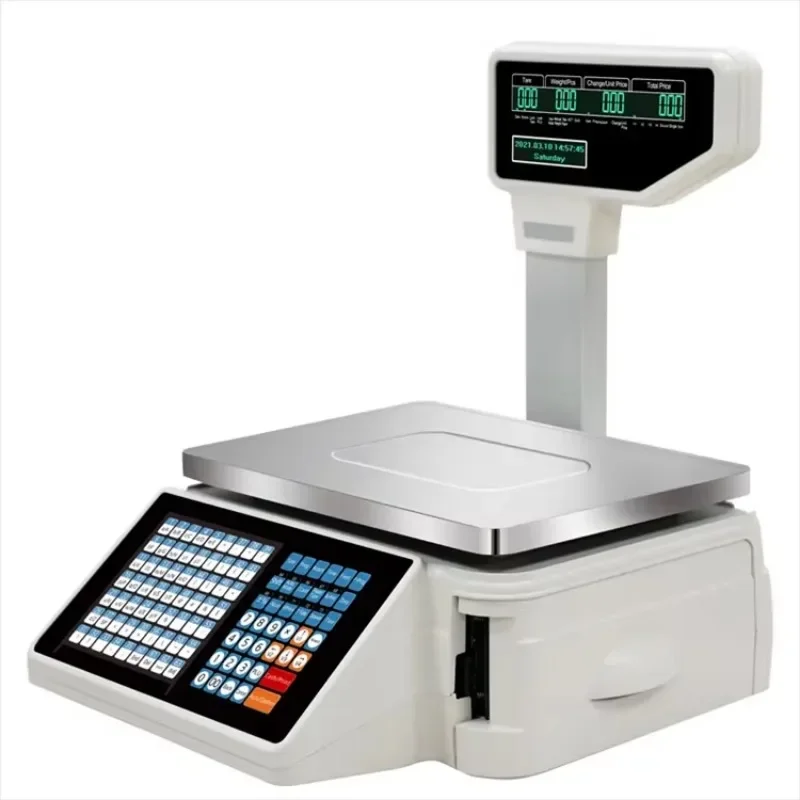 Waga sklepowa wielofunkcyjna z – Weighing Scale Label Printer recenzja i cena