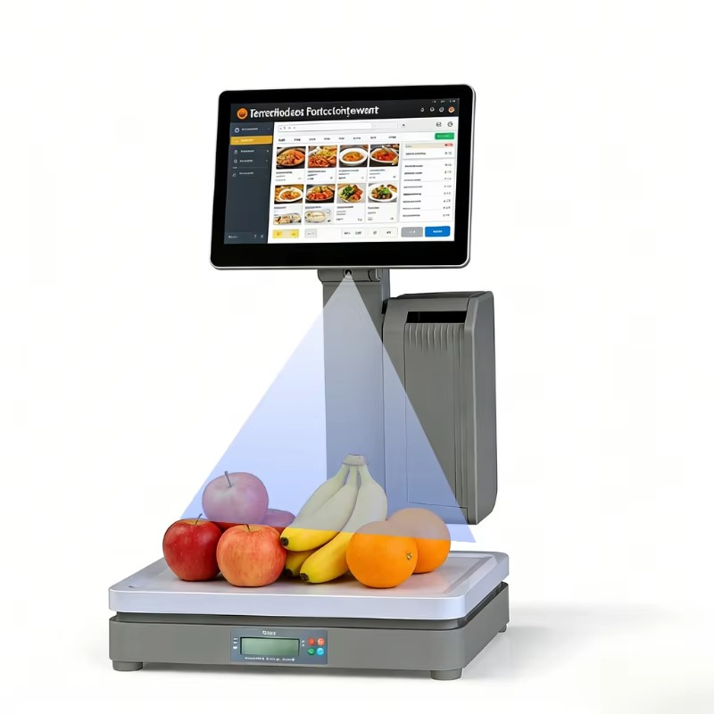 Waga sklepowa z ekranem dotyko – Weighing Scale Label Printer recenzja i cena