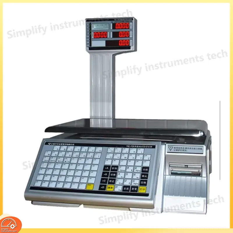 Waga elektroniczna z podwójną  – Weighing Scale Label Printer recenzja i cena