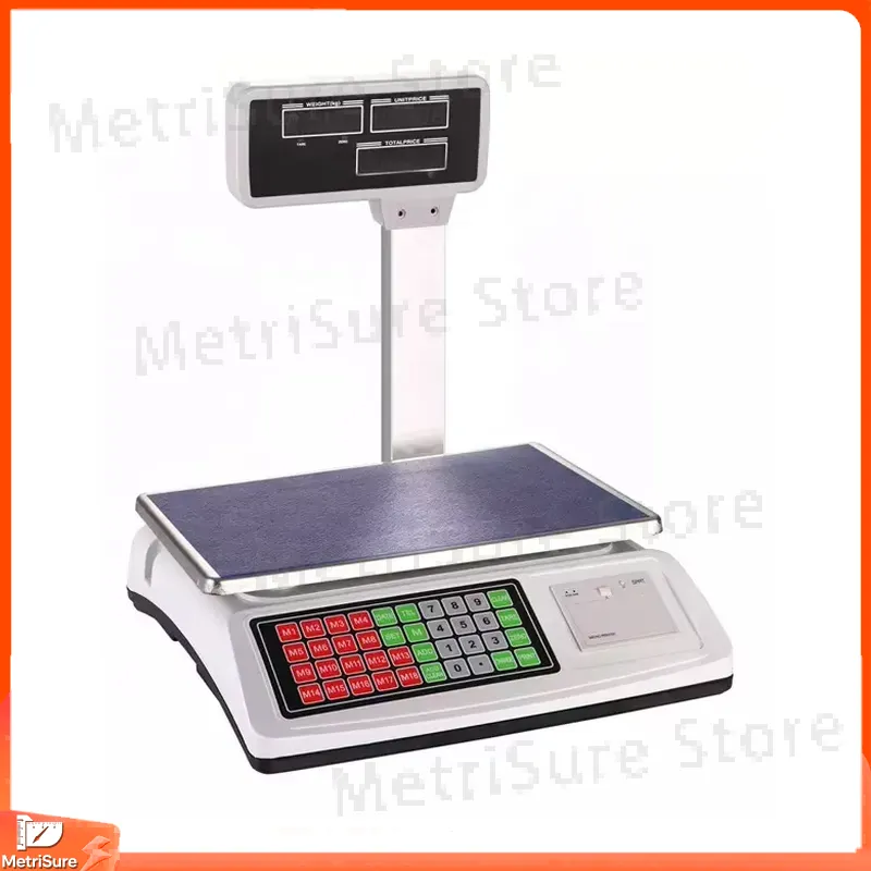 Waga cyfrowa z drukarką etykie – Weighing Scale Label Printer recenzja i cena