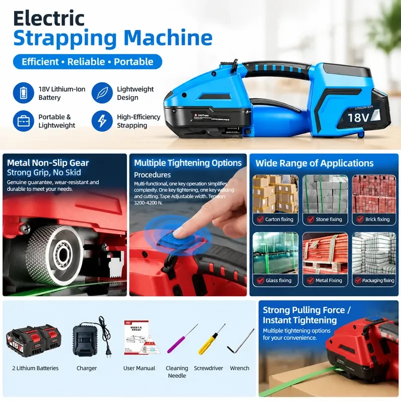 Ręczna elektryczna maszyna do  – Strapping Machine Pp Band recenzja i cena