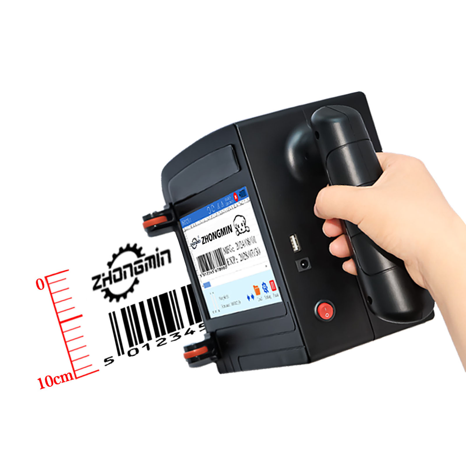 ZM-C100 – przenośna, ręczna dr – Coding Machine Date Printer Inkjet recenzja i cena