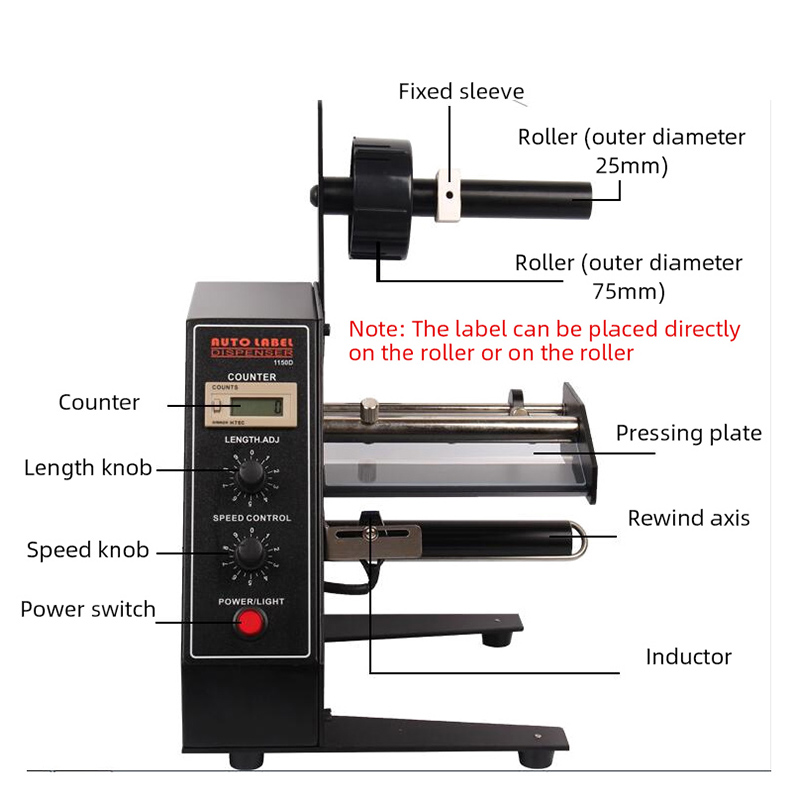 220V/110V dyspenser etykiet au – Label Dispenser Automatic recenzja i cena