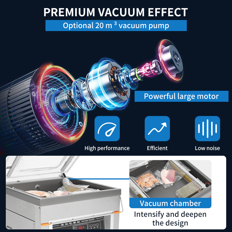 DZ-500 Pionowa Jednokomorowa Z – Vacuum Sealer Chamber Commercial recenzja i cena
