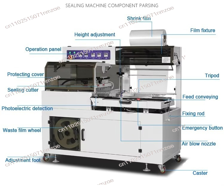Automatyczna zgrzewarka L-bar  – Shrink Wrap Machine Heat Tunnel recenzja i cena