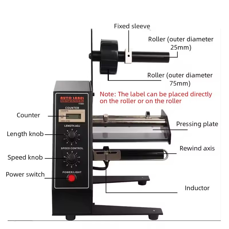 Automatyczny podajnik etykiet  – Label Dispenser Automatic recenzja i cena