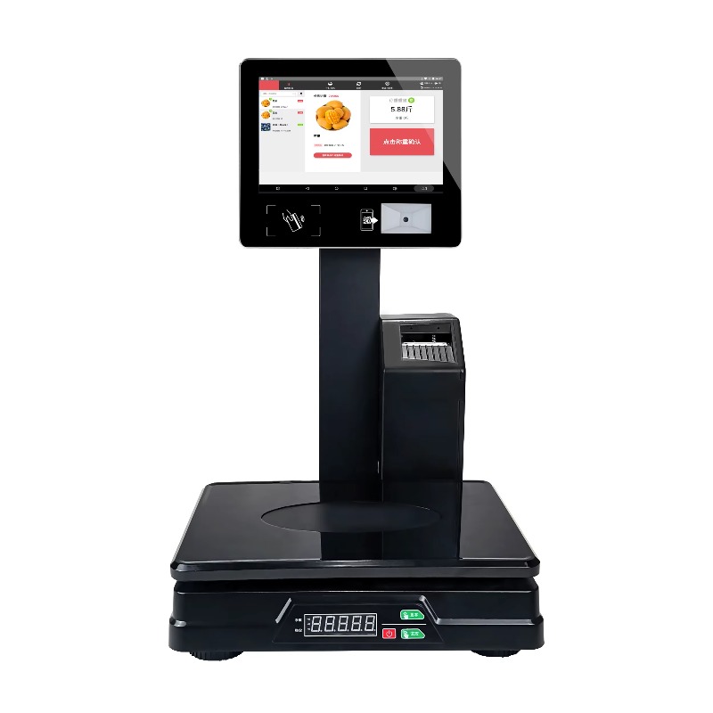 Waga kasowa cyfrowa 15kg 30kg  – Weighing Scale Label Printer recenzja i cena