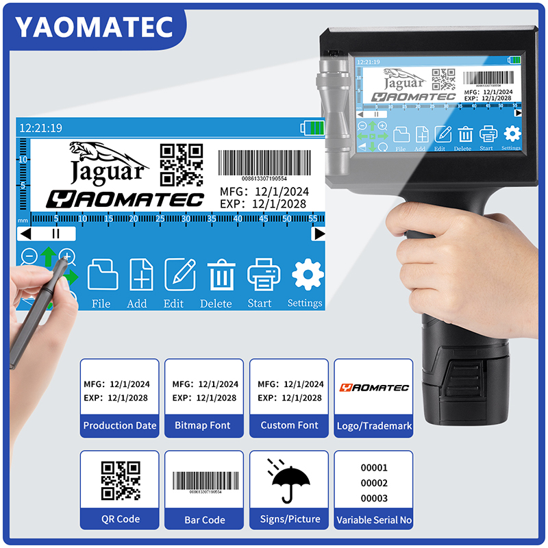T1730 25.4mm QR Bar kod wsadow – Barcode Label Printer Industrial recenzja i cena
