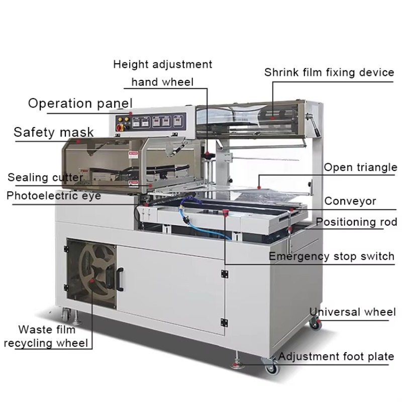 Maszyna do pakowania w folii t – Shrink Wrap Machine Heat Tunnel recenzja i cena